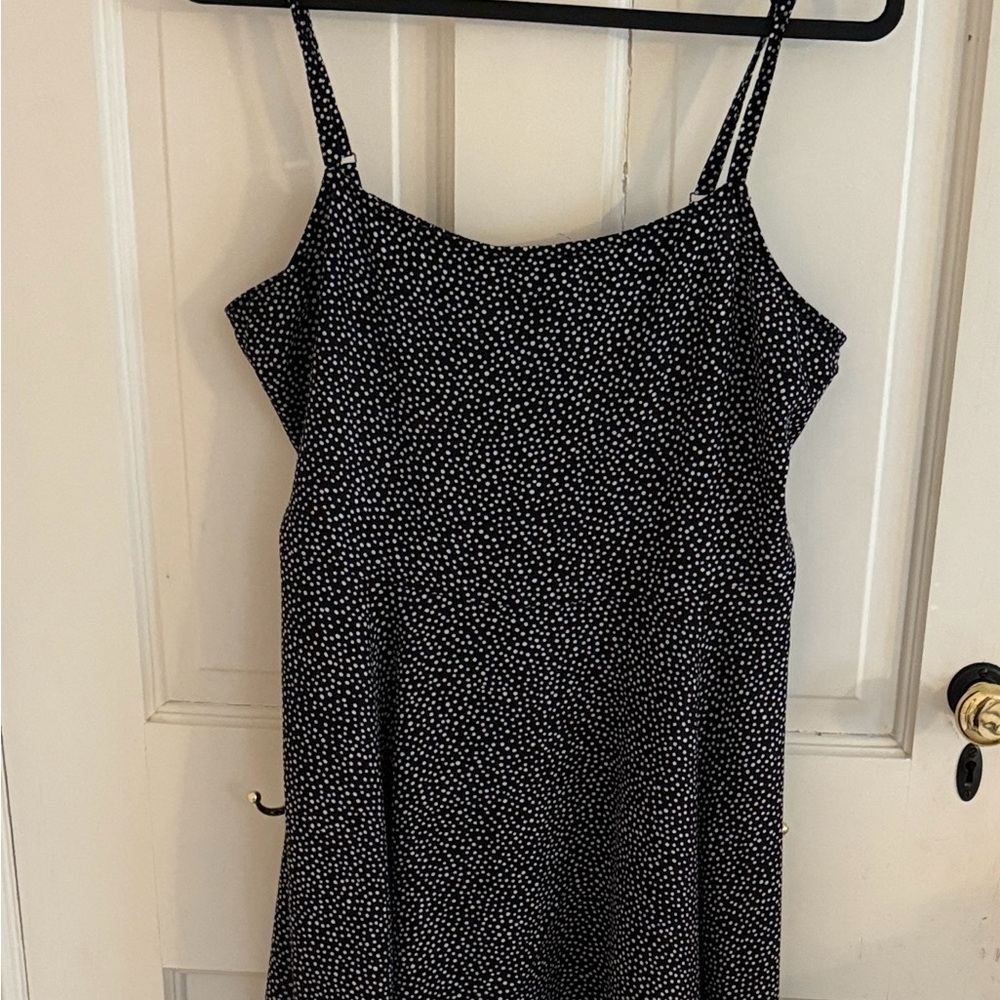 GAP Black Top with White Dots